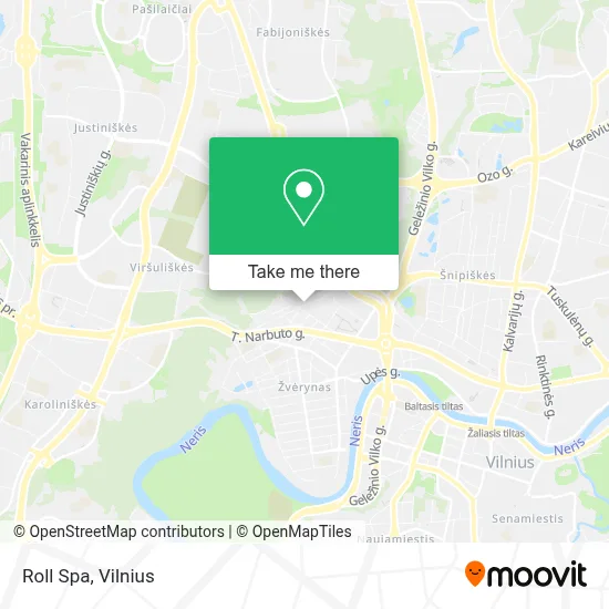 Roll Spa map