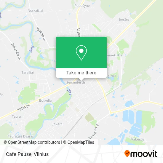 Cafe Pause map
