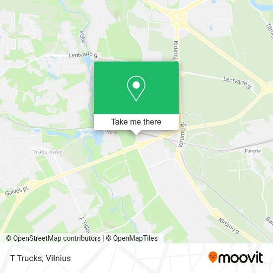 T Trucks map