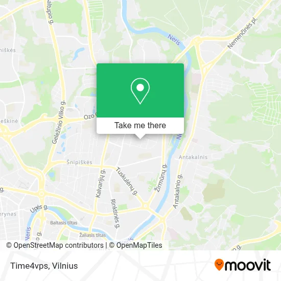 Time4vps map
