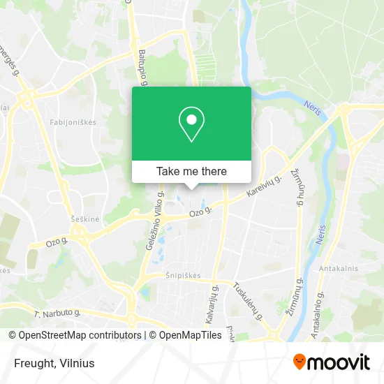 Freught map