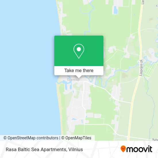 Rasa Baltic Sea Apartments map