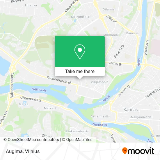 Augima map