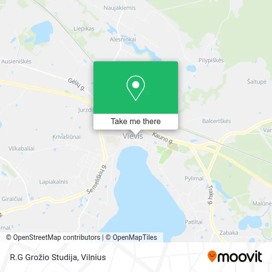 R.G Grožio Studija map