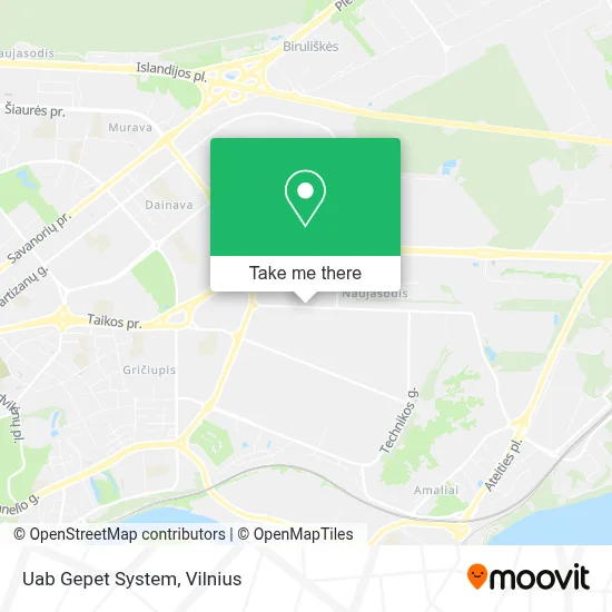 Uab Gepet System map