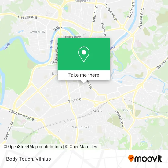Body Touch map