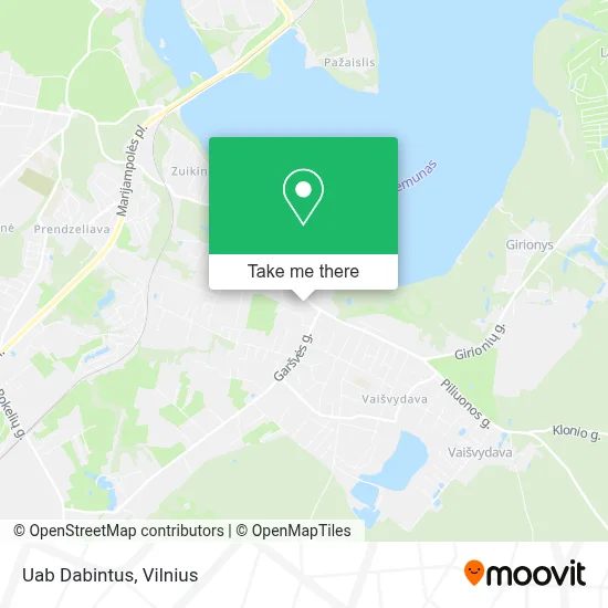 Uab Dabintus map