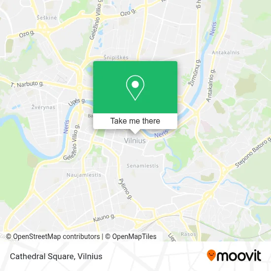 Cathedral Square map