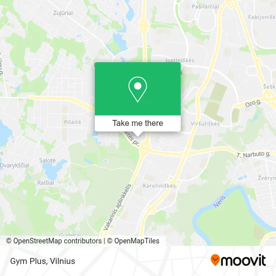 Gym Plus map