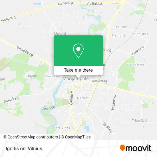 Ignitis on map