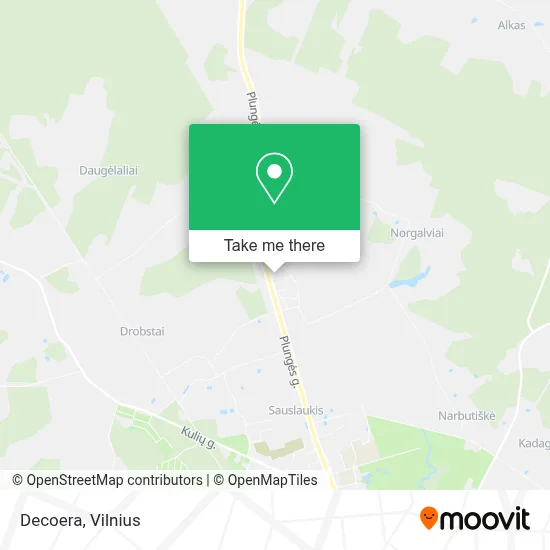 Decoera map