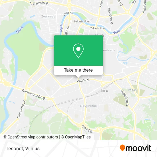 Tesonet map