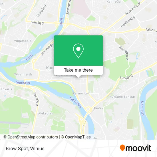 Brow Spot map