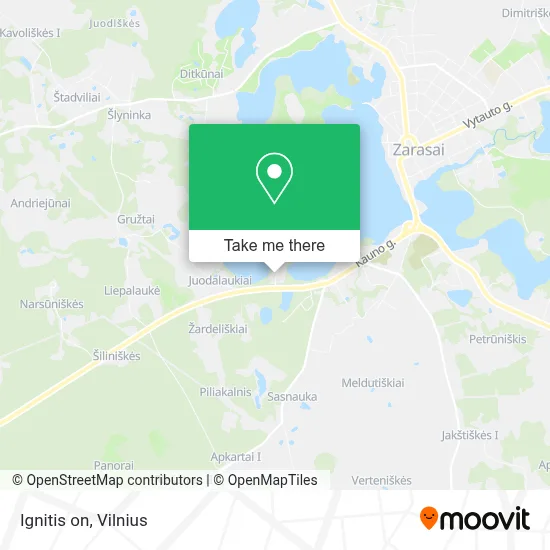 Ignitis on map