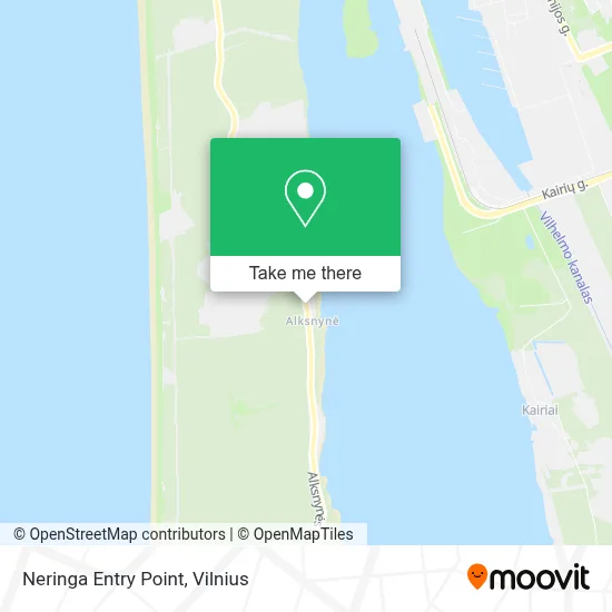 Neringa Entry Point map