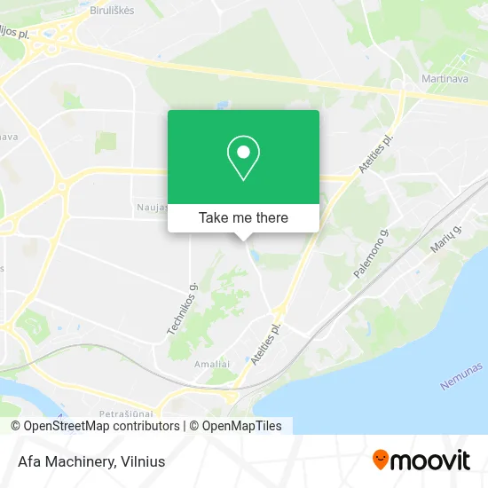 Afa Machinery map