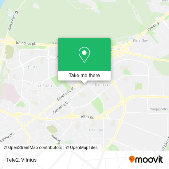 Tele2 map