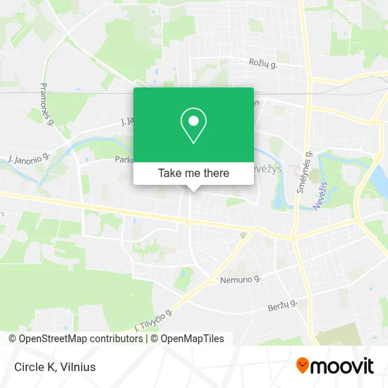 Circle K map