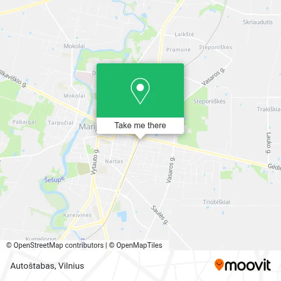 Autoštabas map