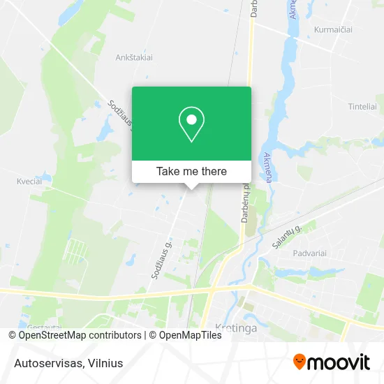 Autoservisas map