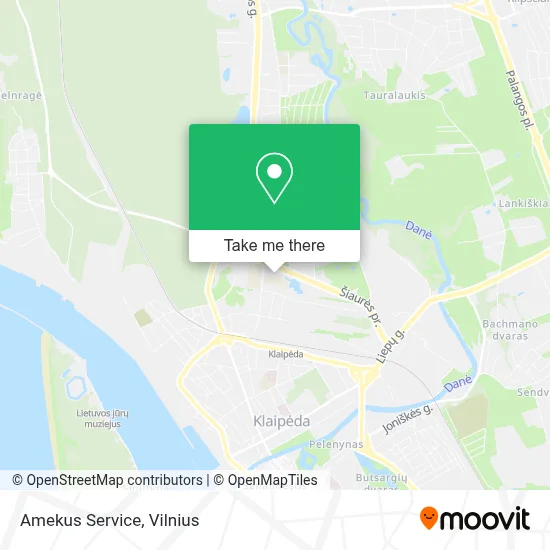 Amekus Service map