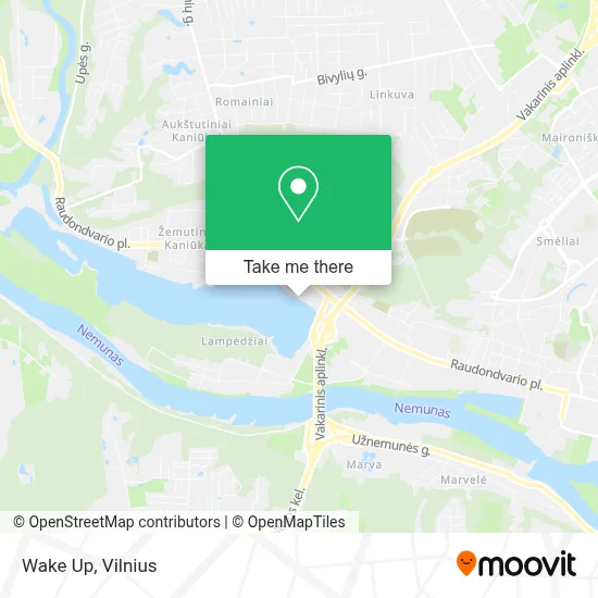 Wake Up map