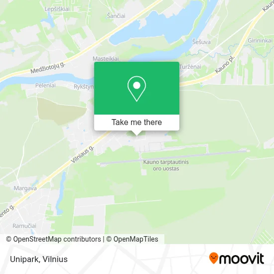 Unipark map