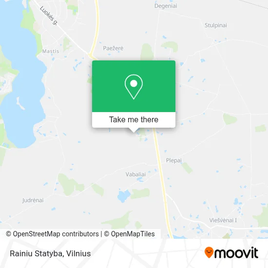 Rainiu Statyba map