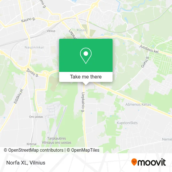 Norfa XL map