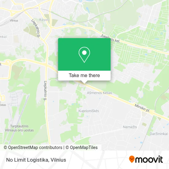 No Limit Logistika map