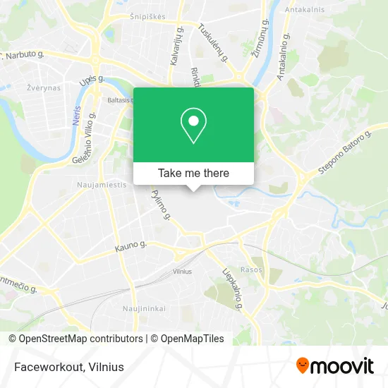 Faceworkout map