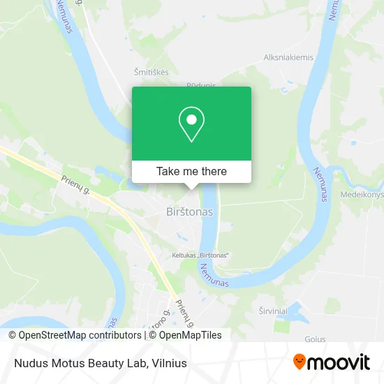 Nudus Motus Beauty Lab map