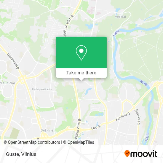 Guste map