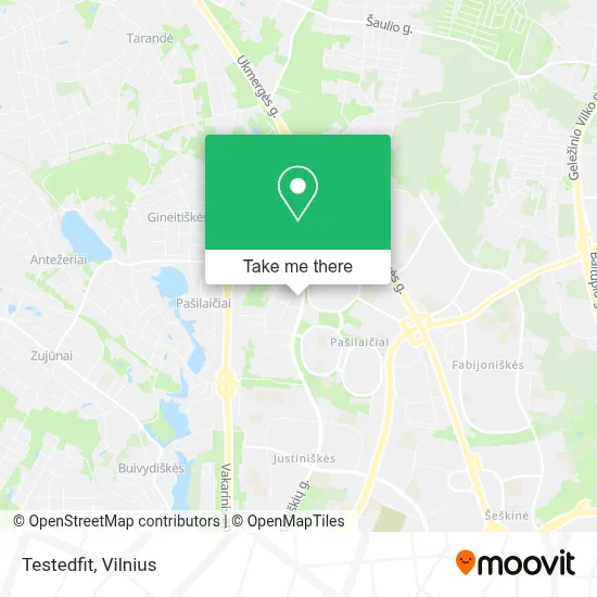 Testedfit map