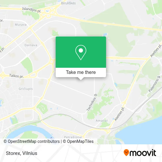 Storex map
