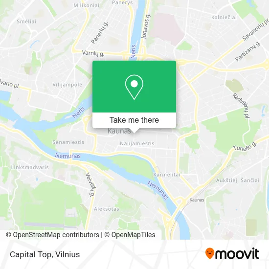 Capital Top map