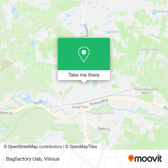 Bagfactory Uab map