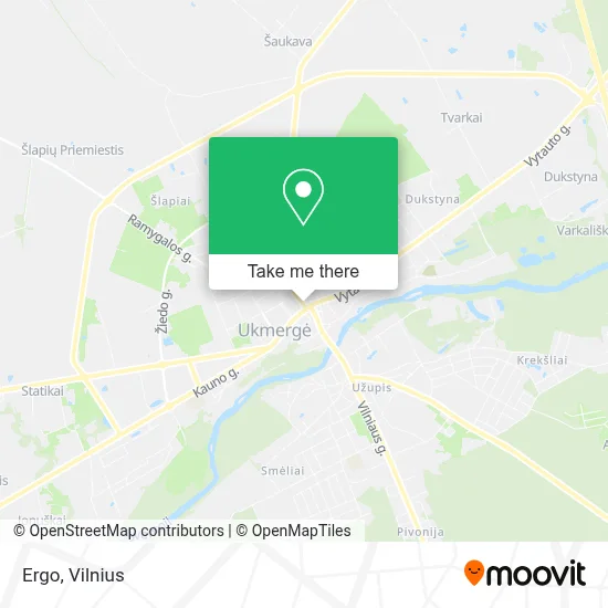 Ergo map