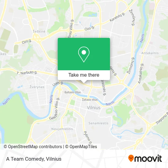 A Team Comedy map