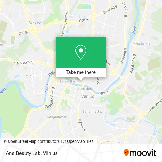Ana Beauty Lab map