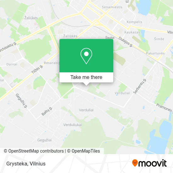 Grysteka map