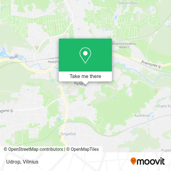 Udrop map