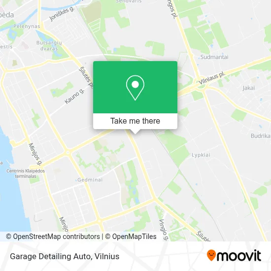 Garage Detailing Auto map