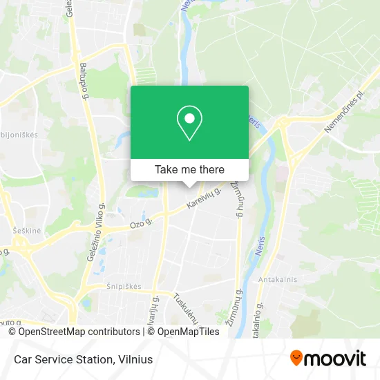 Car Service Station map