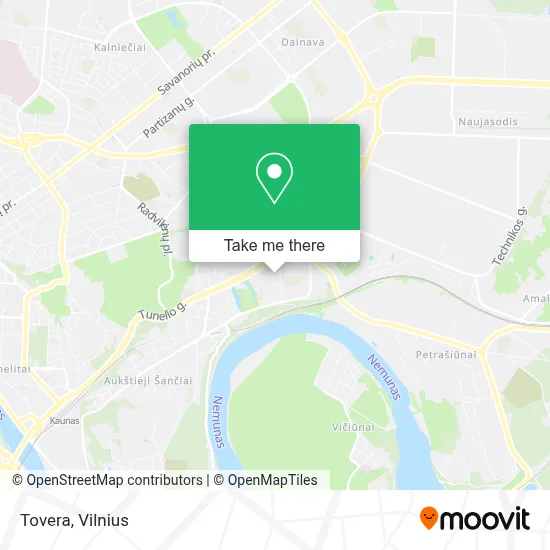 Tovera map