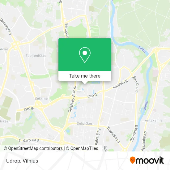 Udrop map