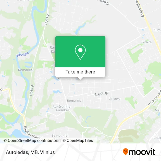 Autoledas, MB map