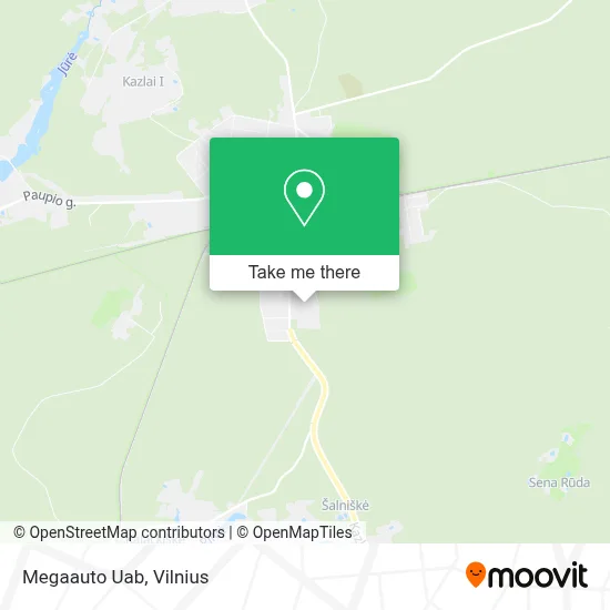 Megaauto Uab map