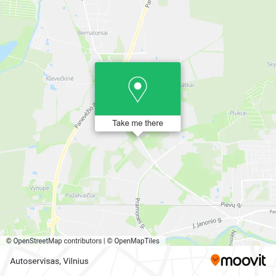 Autoservisas map
