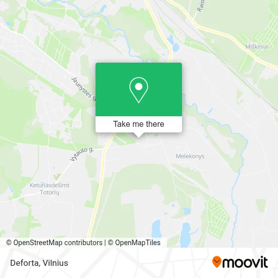 Deforta map